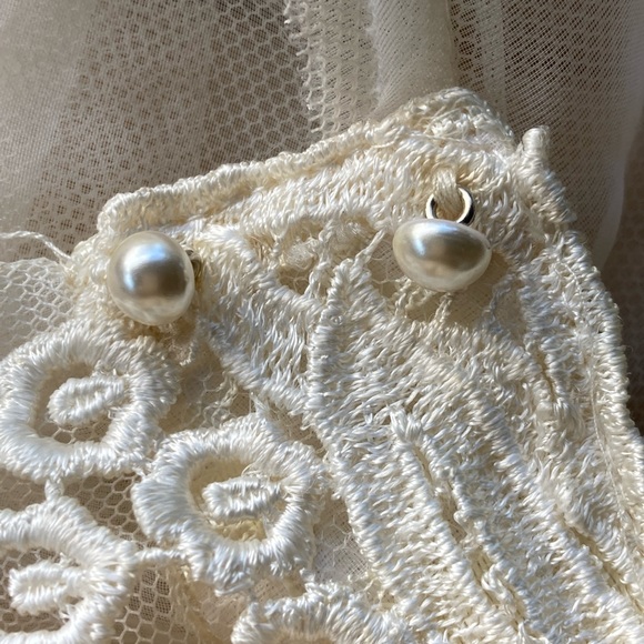 Vintage Greg Adams Lace n Sheer Wedding or Special Occasion Dress. - Picture 11 of 11